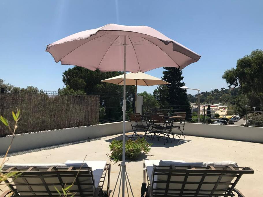 Duplex Vue Mer Plage De Saint-Clair Льо Лаванду Екстериор снимка