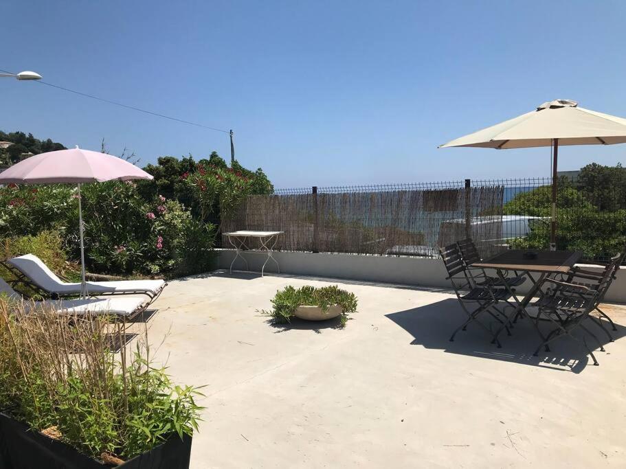 Duplex Vue Mer Plage De Saint-Clair Льо Лаванду Екстериор снимка