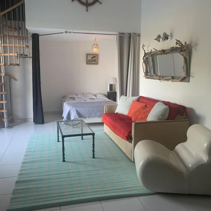 Duplex Vue Mer Plage De Saint-Clair Льо Лаванду Екстериор снимка