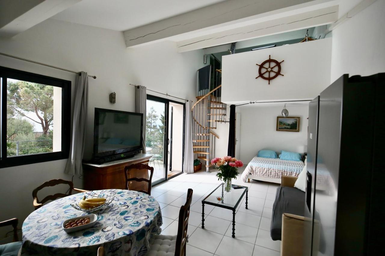 Duplex Vue Mer Plage De Saint-Clair Льо Лаванду Екстериор снимка
